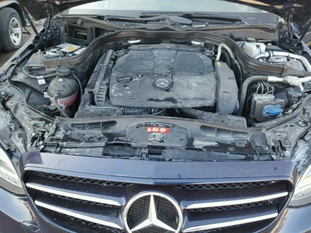 WDDHF8JB1EB063349 - 2014 MERCEDES-BENZ E BLUE photo 7