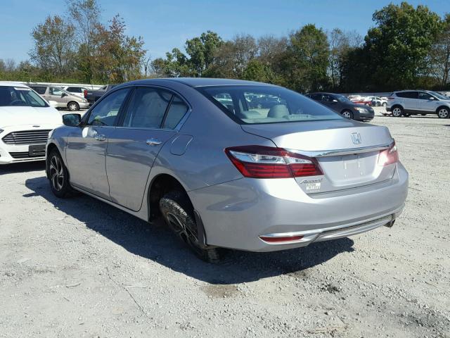 1HGCR2F38HA005969 - 2017 HONDA ACCORD LX SILVER photo 3