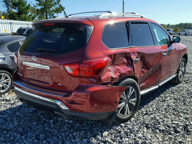 5N1DR2MN5HC639568 - 2017 NISSAN PATHFINDER RED photo 4