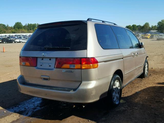 5FNRL18914B113972 - 2004 HONDA ODYSSEY EX GOLD photo 4