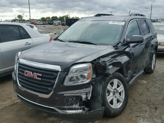 2GKALNEK2G6102537 - 2016 GMC TERRAIN SL GRAY photo 2