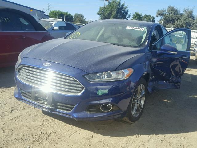 3FA6P0SUXGR320898 - 2016 FORD FUSION TIT BLUE photo 2