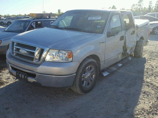 1FTRW12WX7KC87617 - 2007 FORD F150 SILVER photo 2