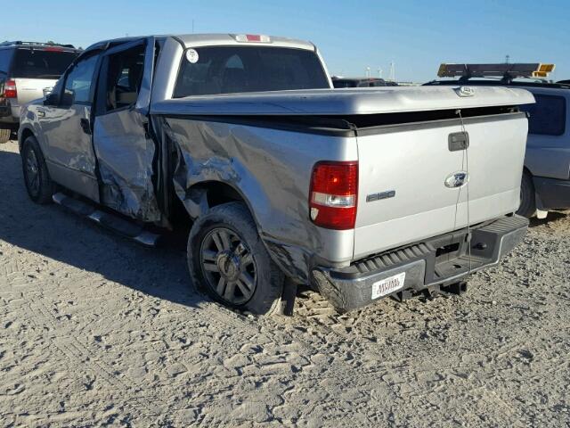 1FTRW12WX7KC87617 - 2007 FORD F150 SILVER photo 3