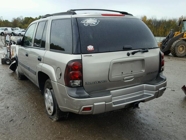 1GNDS13S132346086 - 2003 CHEVROLET TRAILBLAZE GOLD photo 3