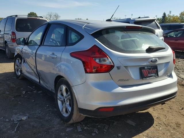 1FADP3K27EL340013 - 2014 FORD FOCUS SE SILVER photo 3