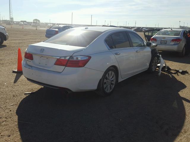 1HGCR2F80DA139235 - 2013 HONDA ACCORD EXL WHITE photo 4