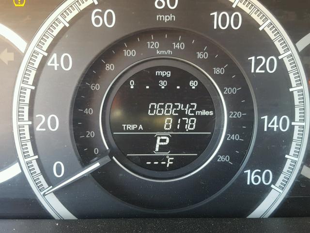 1HGCR2F80DA139235 - 2013 HONDA ACCORD EXL Ağ foto 8