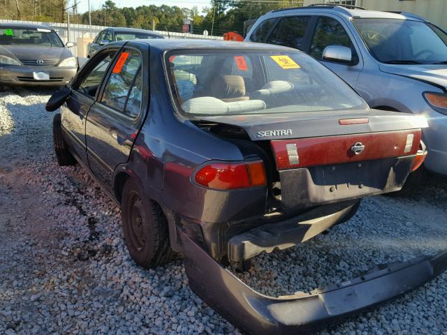 1N4AB41D1VC745553 - 1997 NISSAN SENTRA XE GRAY photo 3