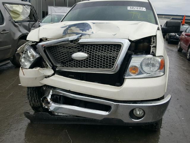 1FTPW12V18FB42605 - 2008 FORD F150 SUPER CREAM photo 9