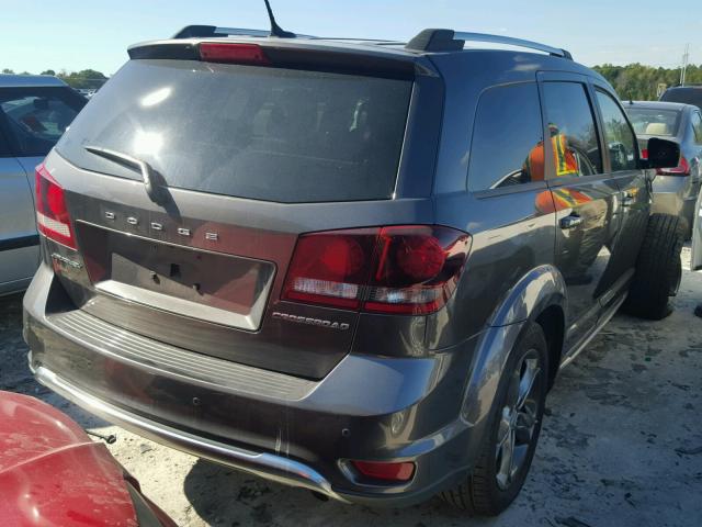 3C4PDCGB0FT577344 - 2015 DODGE JOURNEY CR GRAY photo 4