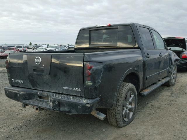 1N6BA0EJ5CN323973 - 2012 NISSAN TITAN S BLACK photo 4