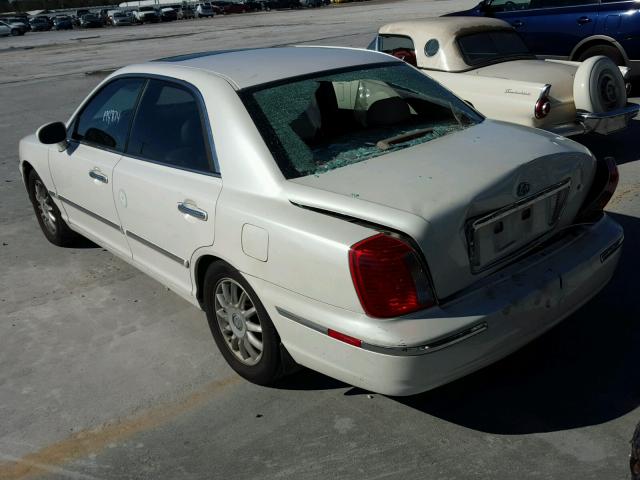 KMHFU45E34A362765 - 2004 HYUNDAI XG 350 WHITE photo 3