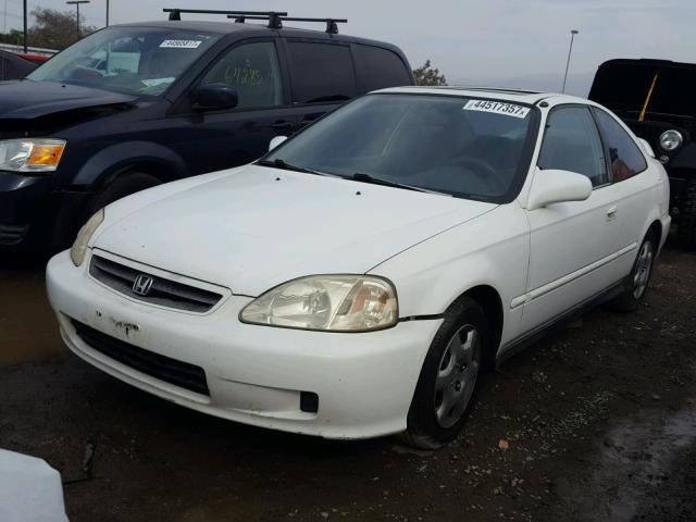 1HGEJ8141XL014406 - 1999 HONDA CIVIC EX WHITE photo 2