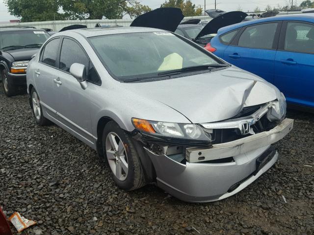 1HGFA16827L023221 - 2007 HONDA CIVIC EX SILVER photo 1