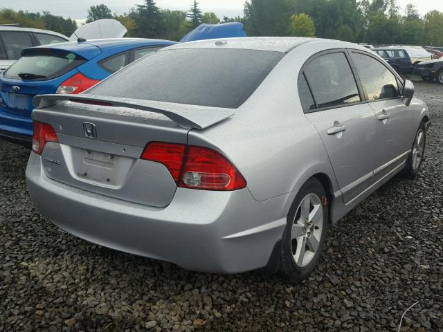 1HGFA16827L023221 - 2007 HONDA CIVIC EX SILVER photo 4