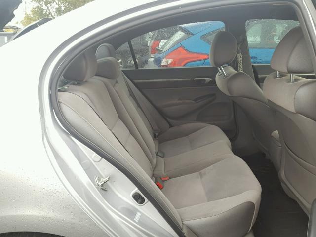 1HGFA16827L023221 - 2007 HONDA CIVIC EX SILVER photo 6