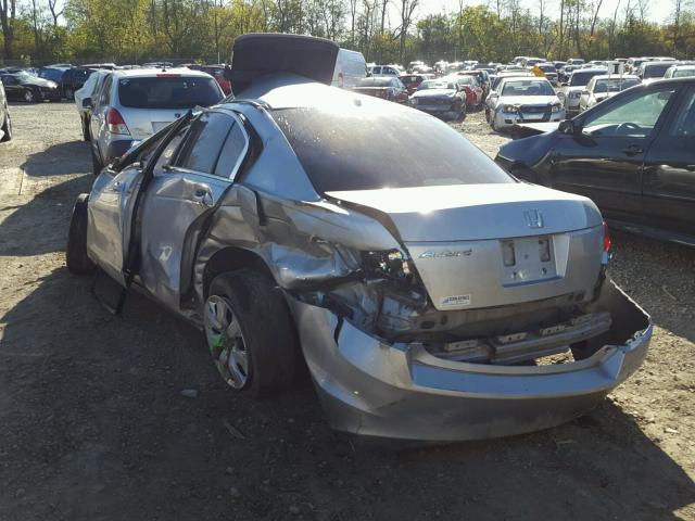 1HGCP26818A015941 - 2008 HONDA ACCORD EXL SILVER photo 3