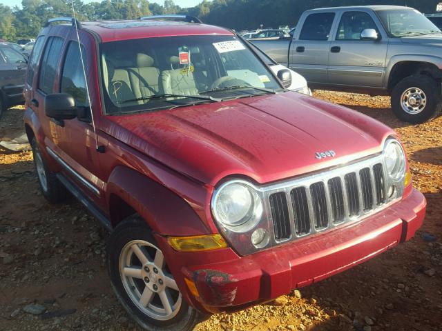 1J4GL58K15W649913 - 2005 JEEP LIBERTY RED photo 1