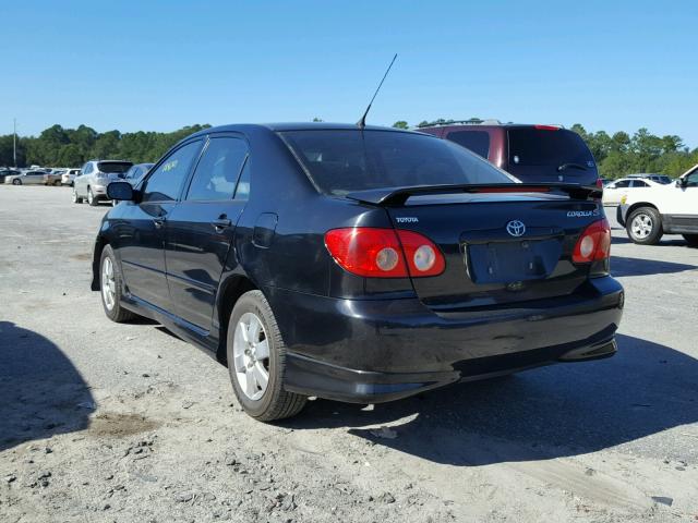 1NXBR32E06Z583854 - 2006 TOYOTA COROLLA CE BLACK photo 3