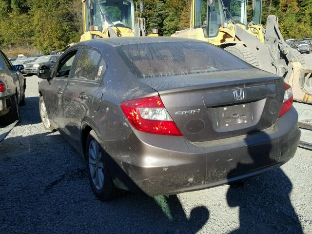 2HGFB2F88CH528836 - 2012 HONDA CIVIC EX 石墨色 照片 3