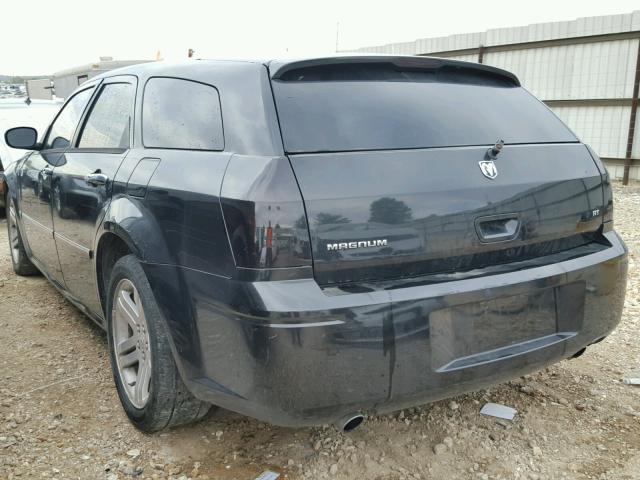 2D4GV58225H164598 - 2005 DODGE MAGNUM R/T BLACK photo 3