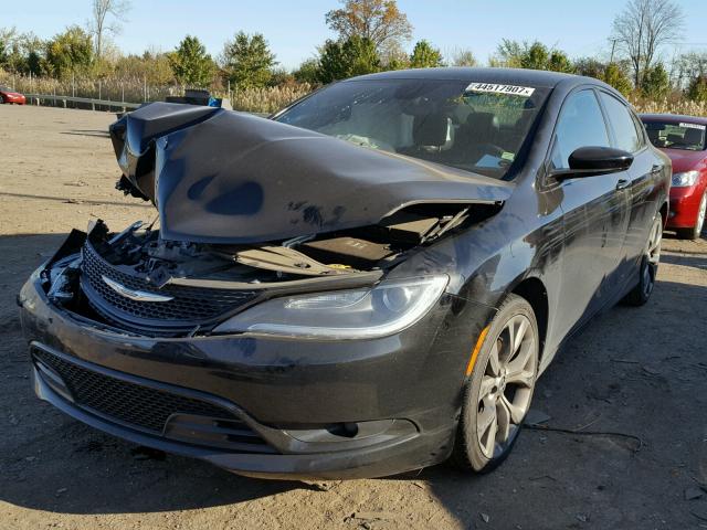 1C3CCCBB8FN622284 - 2015 CHRYSLER 200 S BLACK photo 2