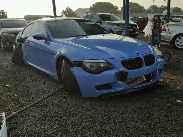 WBSEH93406B797423 - 2006 BMW M6 BLUE photo 1