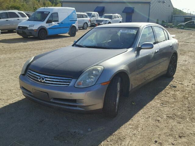 JNKCV51E34M603379 - 2004 INFINITI G35 SILVER photo 2