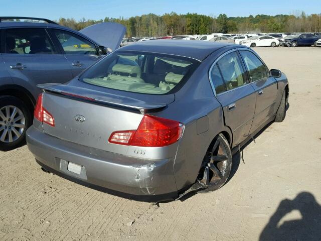 JNKCV51E34M603379 - 2004 INFINITI G35 SILVER photo 4