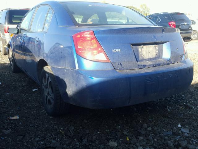 1G8AJ52F85Z158874 - 2005 SATURN ION LEVEL BLUE photo 3