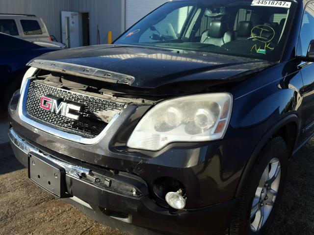 1GKER23757J159749 - 2007 GMC ACADIA SLT BLACK photo 9