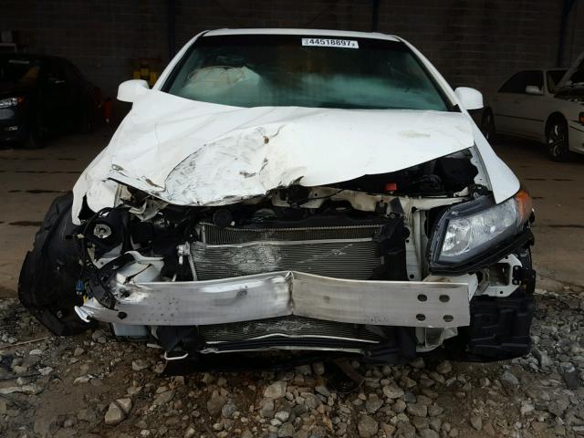 2HGFG3B81CH555583 - 2012 HONDA CIVIC EX თეთრი ფოტო 9