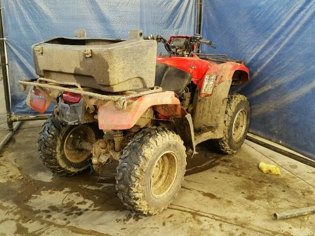 1HFTE3826C4000285 - 2012 HONDA TRX500 FM RED photo 4