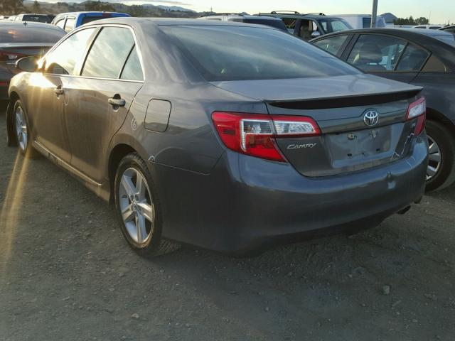 4T1BF1FK4EU839764 - 2014 TOYOTA CAMRY L GRAY photo 3