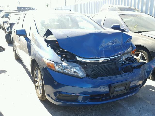 19XFB2F82CE304472 - 2012 HONDA CIVIC BLUE photo 1