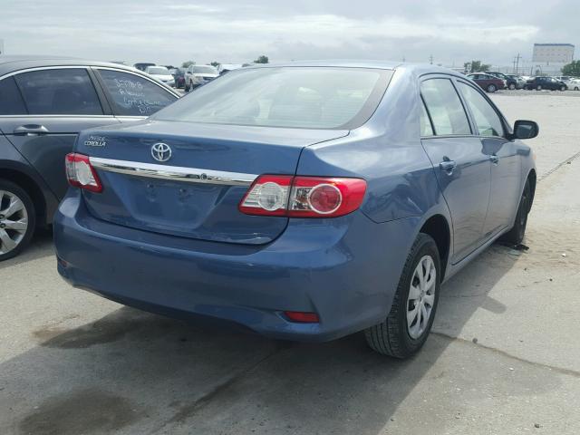 5YFBU4EE7CP066578 - 2012 TOYOTA COROLLA BA BLUE photo 4