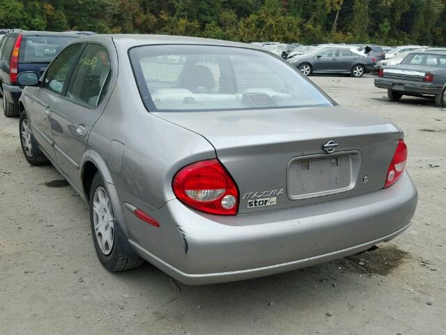 JN1CA31D6YT706335 - 2000 NISSAN MAXIMA GLE GRAY photo 3