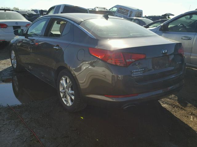 5XXGN4A78DG162885 - 2013 KIA OPTIMA BROWN photo 3