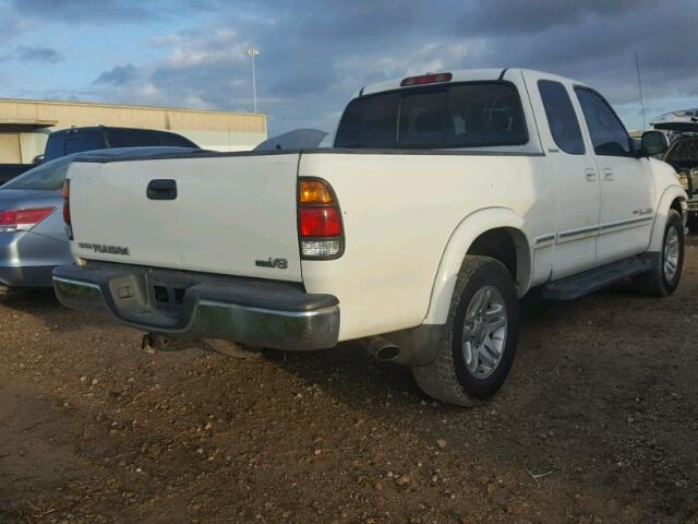 5TBRT38162S239963 - 2002 TOYOTA TUNDRA ACC WHITE photo 4