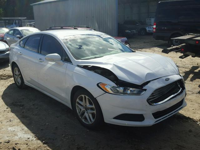 3FA6P0H7XER373583 - 2014 FORD FUSION SE WHITE photo 1