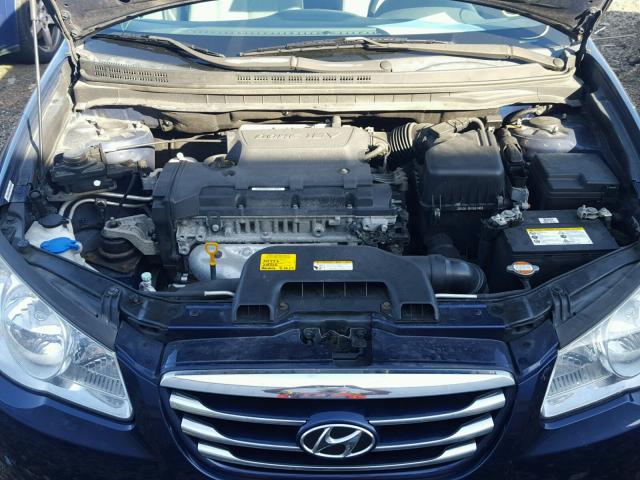 KMHDU4AD2AU910432 - 2010 HYUNDAI ELANTRA BL BLUE photo 7