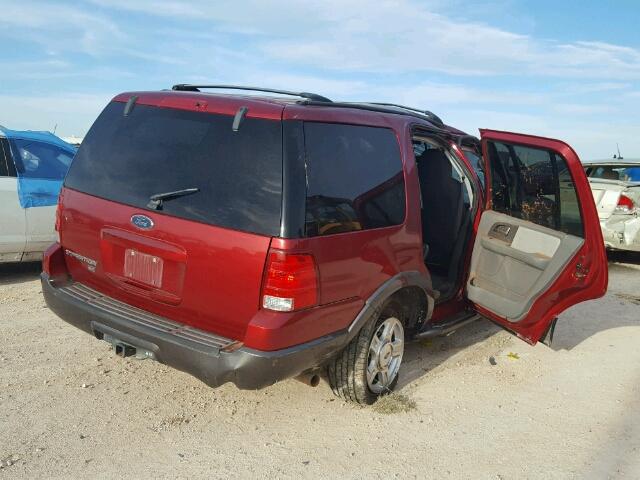 1FMRU15W74LA43619 - 2004 FORD EXPEDITION MAROON photo 4