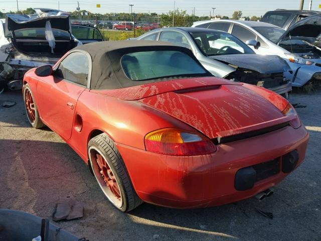 WP0CA29811U621062 - 2001 PORSCHE BOXSTER RED photo 3