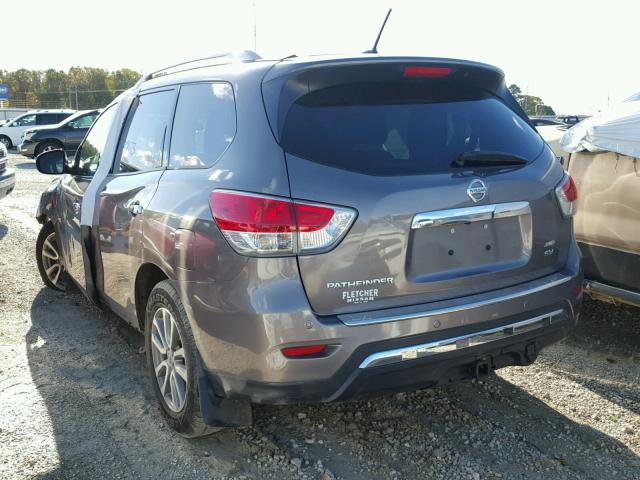 5N1AR2MM7EC734221 - 2014 NISSAN PATHFINDER BROWN photo 3