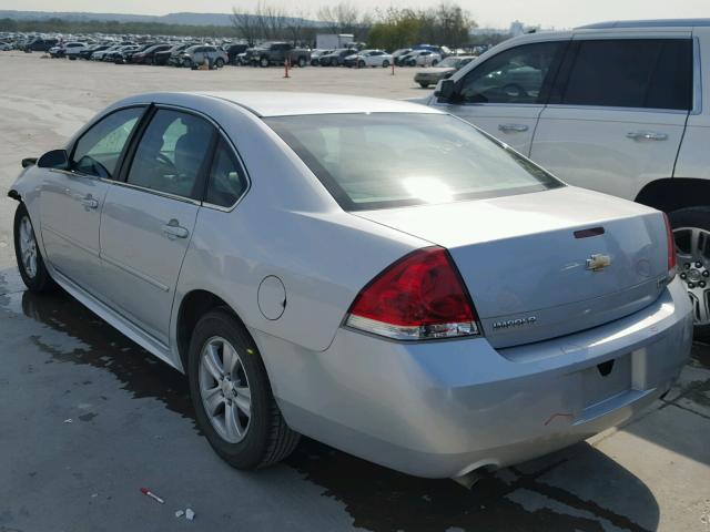 2G1WF5E3XC1337155 - 2012 CHEVROLET IMPALA LS SILVER photo 3