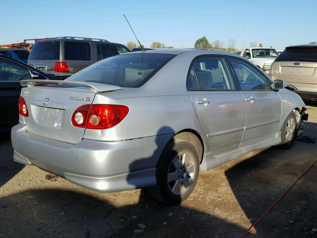 1NXBR32E26Z701015 - 2006 TOYOTA COROLLA SILVER photo 4