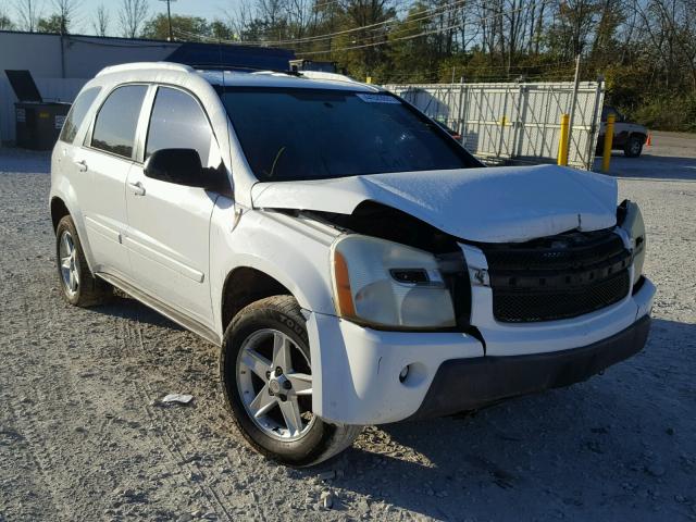 2CNDL73F856028172 - 2005 CHEVROLET EQUINOX LT WHITE photo 1