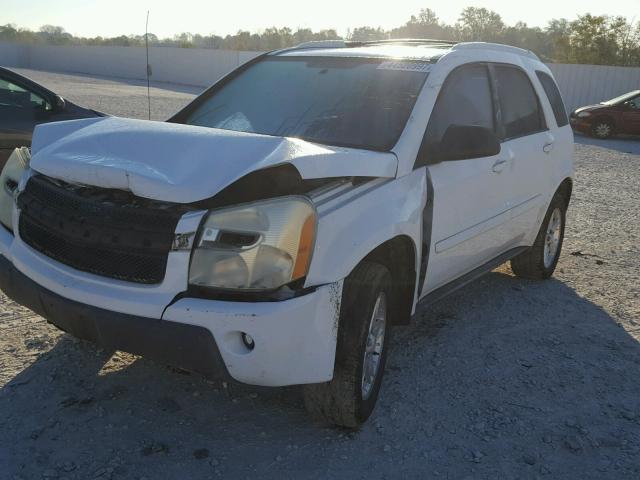 2CNDL73F856028172 - 2005 CHEVROLET EQUINOX LT WHITE photo 2