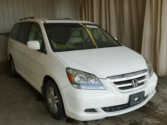 5FNRL38756B064398 - 2006 HONDA ODYSSEY WHITE photo 1